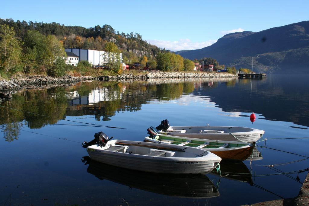 Sauda Fjord Camping Saudasjøen エクステリア 写真